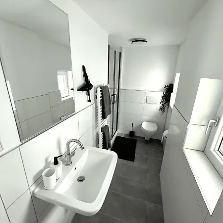 דירה City-apartment Fuer Familien 5 Per, 8 Min Zum Hbf! Mönchengladbach